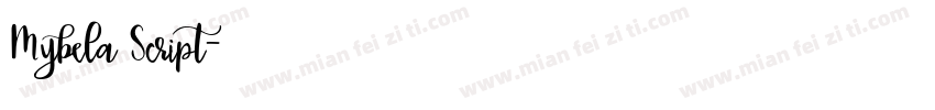 Mybela Script字体转换